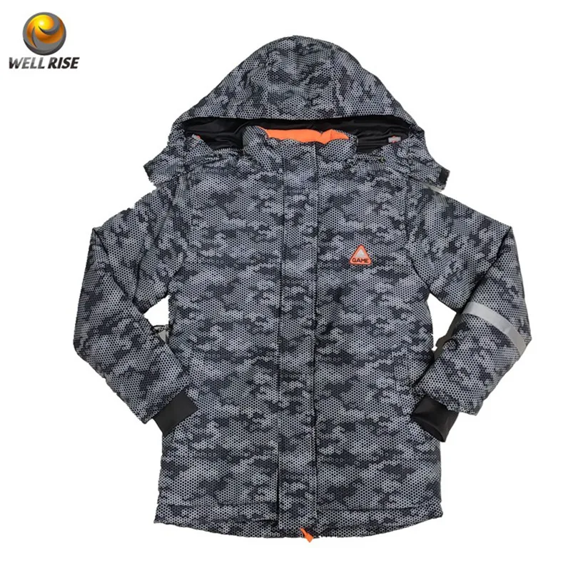 
Well Rise mens oversize cross country hoodies custom outdoor ski jacket snowboard waterproof hoodie ski jacket 