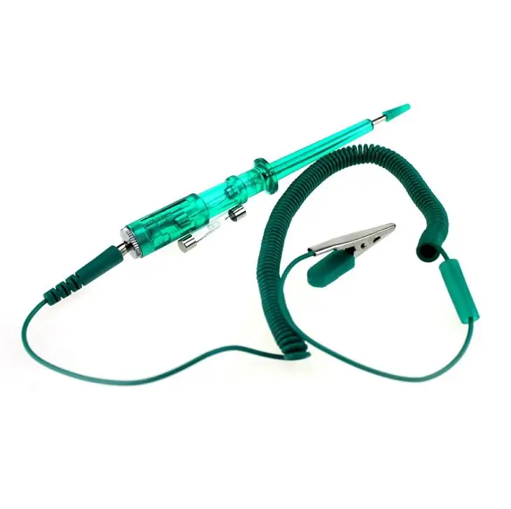 6-24V 250(MM) Auto Vehicle Gauge Test Light Long Probe Pen Continuity Car Voltage Car Tester Automotive Circuit Systems Durable