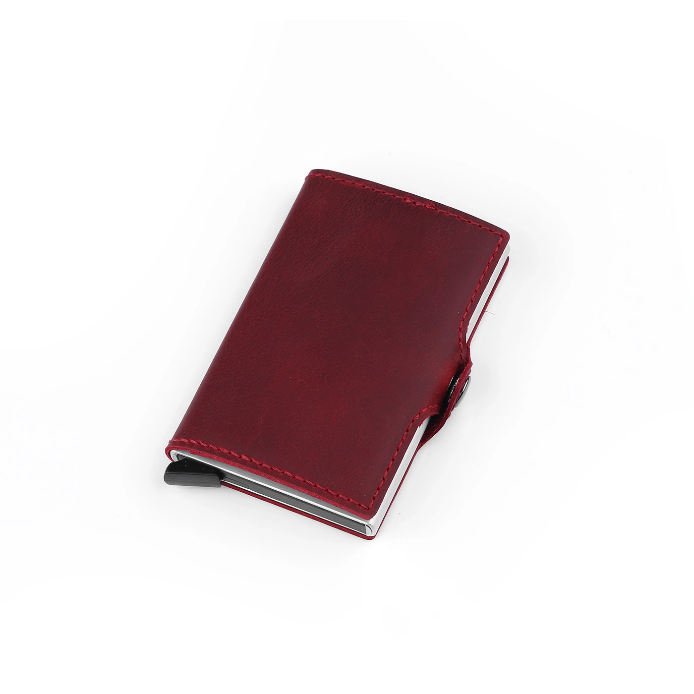 Новинка 2021, кошелек из натуральной кожи с защитой от кражи для мужчин и женщин, зажим для денег, держатель для кредитных карт, чехол для банковских карт, кошелек с логотипом на заказ