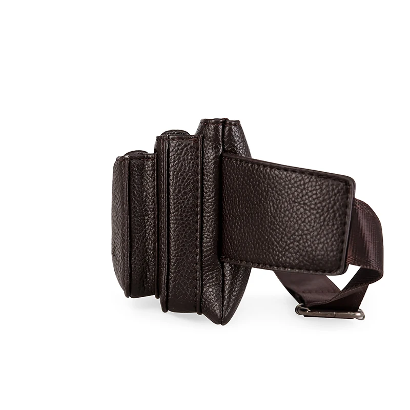 Retail outdoor Small sport fanny waist pack Travel Hiking Outdoor Sport Waist Bag running genuine leather bum bag