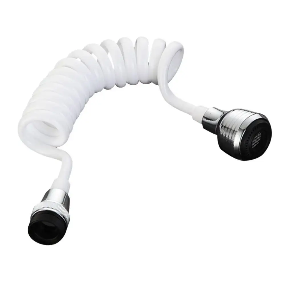 Home Kitchen Faucet Extension Extender Long Hose Portable Retractable Foaming Shower Faucet Durable
