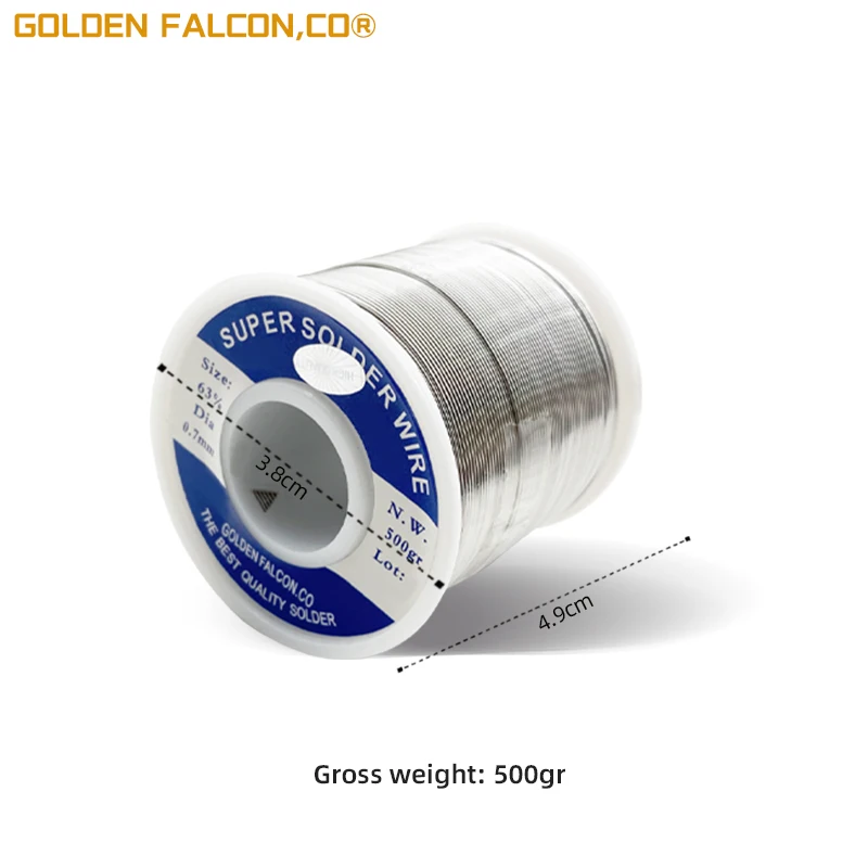 0.7 mm 500g Rosin activated cored lead-free welding wire 63/37 SN63 Pb37 quality 0.5mm 0.8mm 1.0mm 100g tin flux solder wire