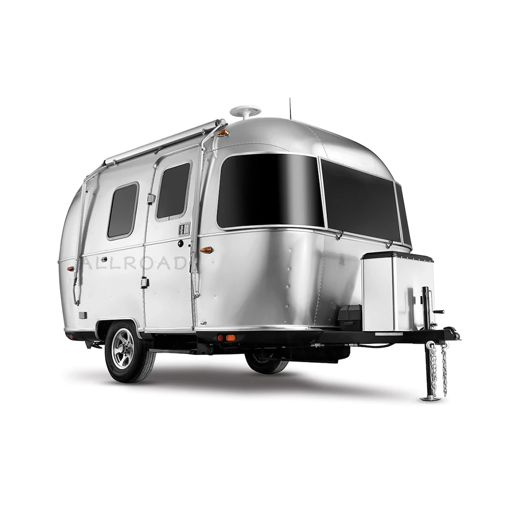 Offroad Caravan Smart Aluminium Alloy Recreational Travel Trailer Outdoor Camping Trailer Leisure Equipment Adventure Kampervan
