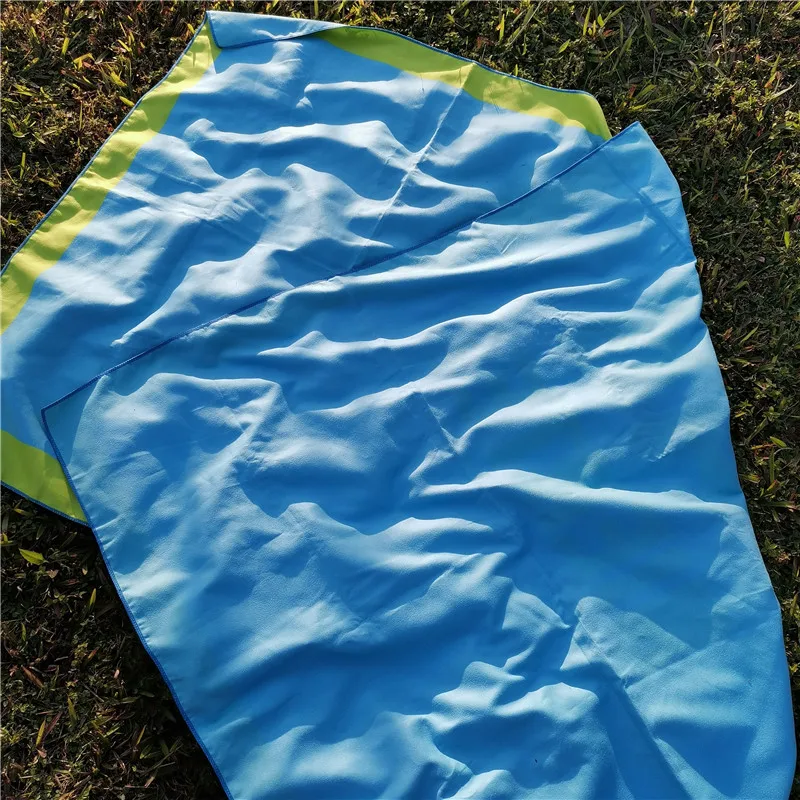 
Recycled Microfiber Towel RPET Beach Towel Custom LOGO Printing Bath Towel 