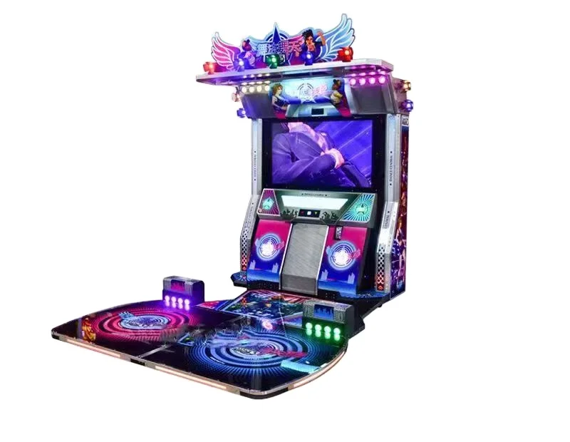 Фабричная аркадная игровая машина OEM Just Dance управляемая монетами с металлическими пластиковыми деревянными компонентами танцевальная