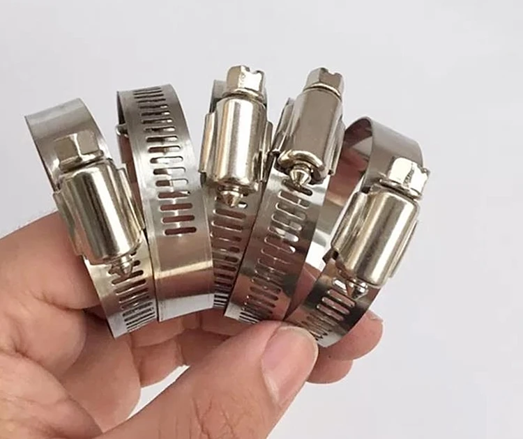Stainless steel customizable high quality american type hose clamp