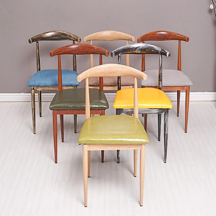 Modern Minimalism Furniture Wood Frame PU Base Comfort Soft Dining Chair CECL013