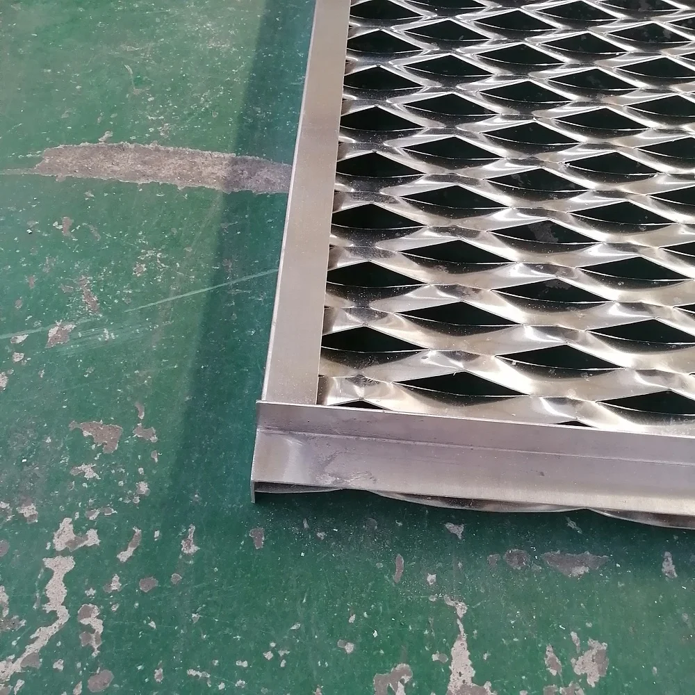 customized decorative curtain wall panel aluminum expanded metal panels for facade
