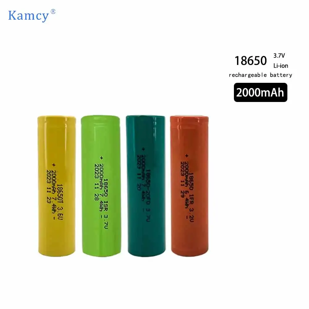 high discharge 3.7v 2000mah lithium battery 18650 2000 mah battery cell