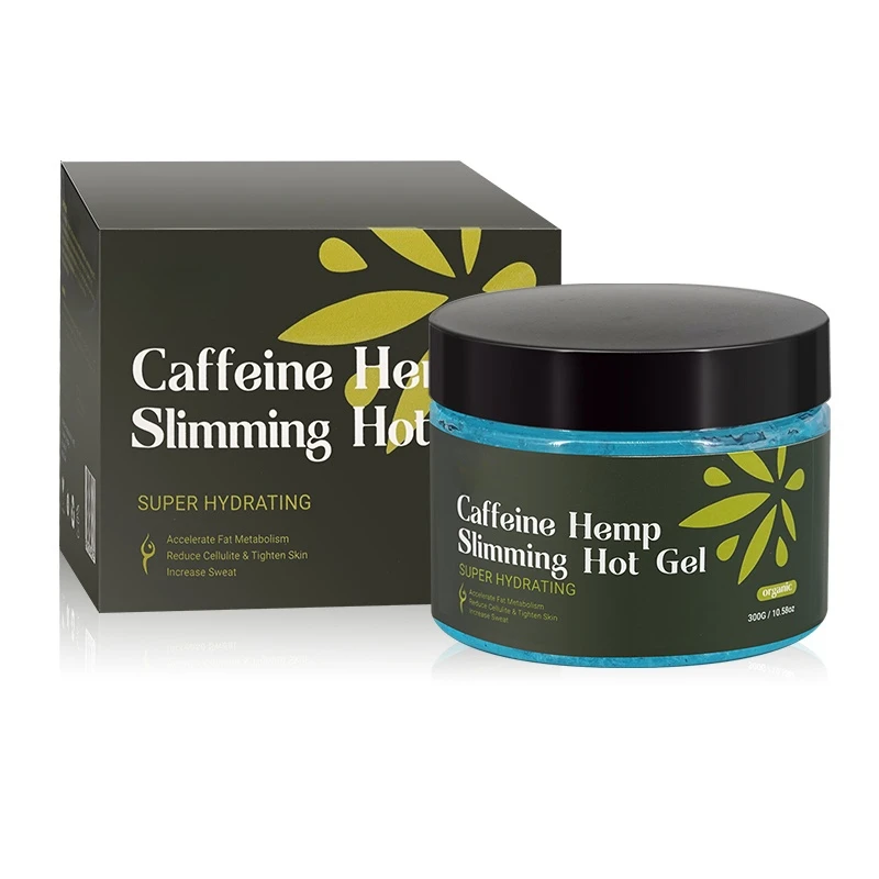 Private label OEM Body shaping hot gel Weight Loss belly arm fat burn organic lotion ginger caffeine  slimming cream