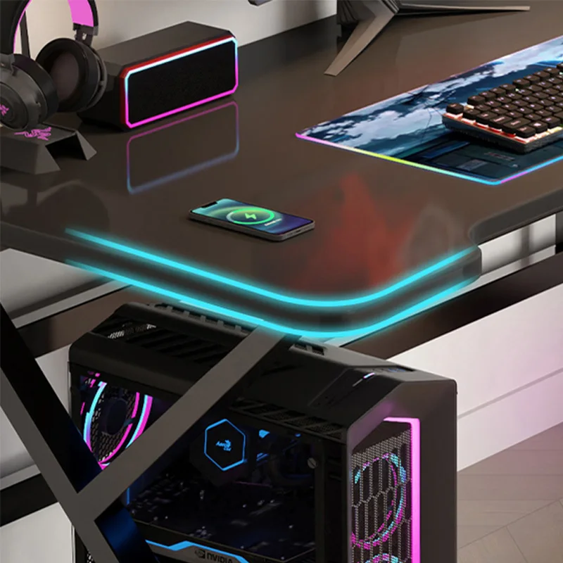 Wholesale Modern Gaming Table Simple Gaming Computer Desk Wear-Resistant Office Computer Desk