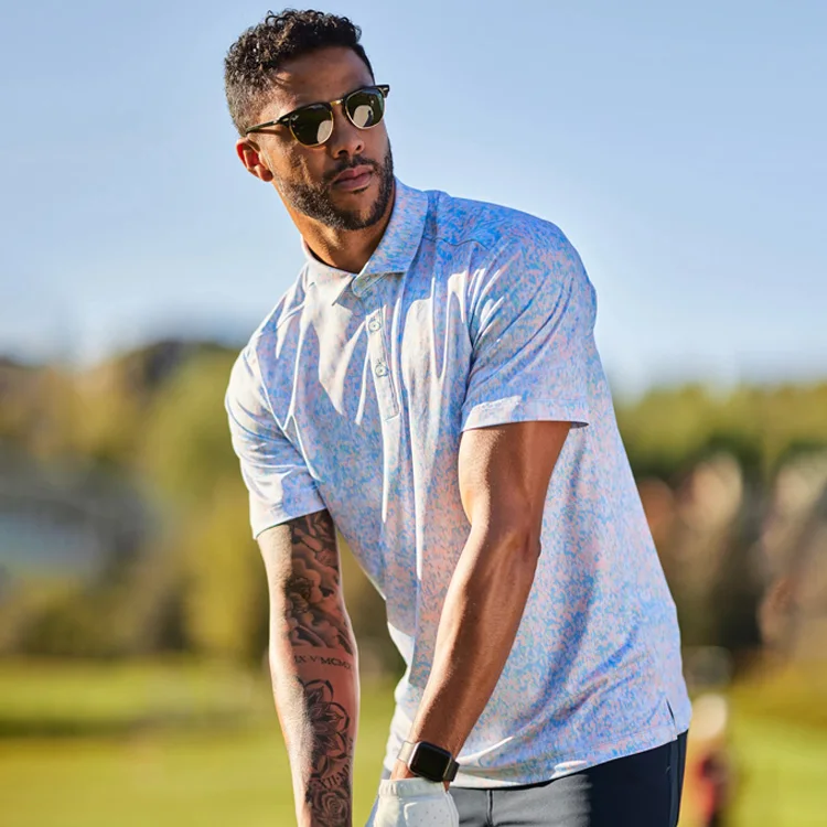 Ingor Customize Logo Fit Quick Dri Polyester Sublimation Shirts Golf Polo Shirt