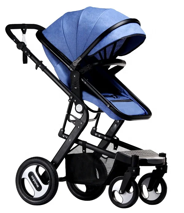 European Style Luxury Baby stroller 3 in 1 Baby Strollers Wholesale Multi-functional Stroller with Baby Carry Basket