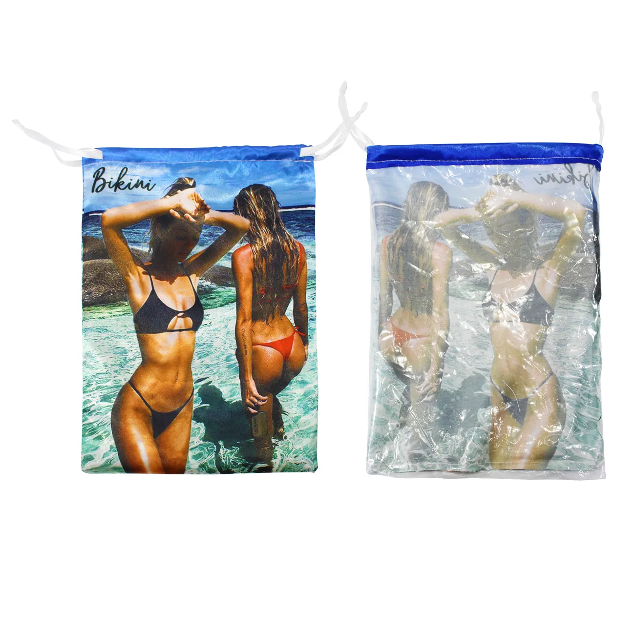 Custom Logo Promotional Drawstring Backpack Recycled Inside Waterproof Travel Sports Drawstring Bags Low MOQ