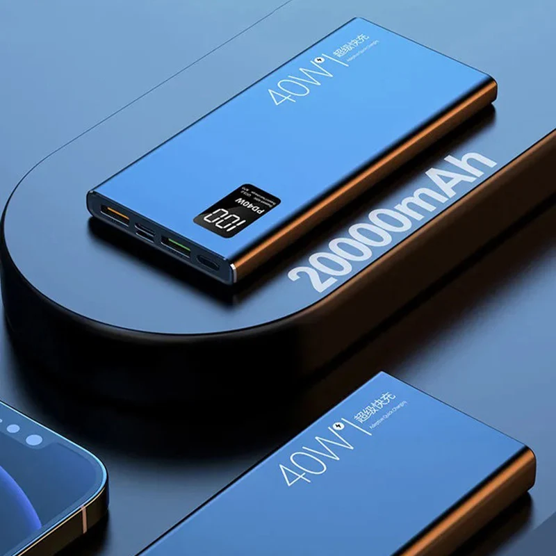 Power Bank 20000Mah 45W Quick Charge Usb-C Mi Powerbank 20000Mah External Battery For Notebook Macbook