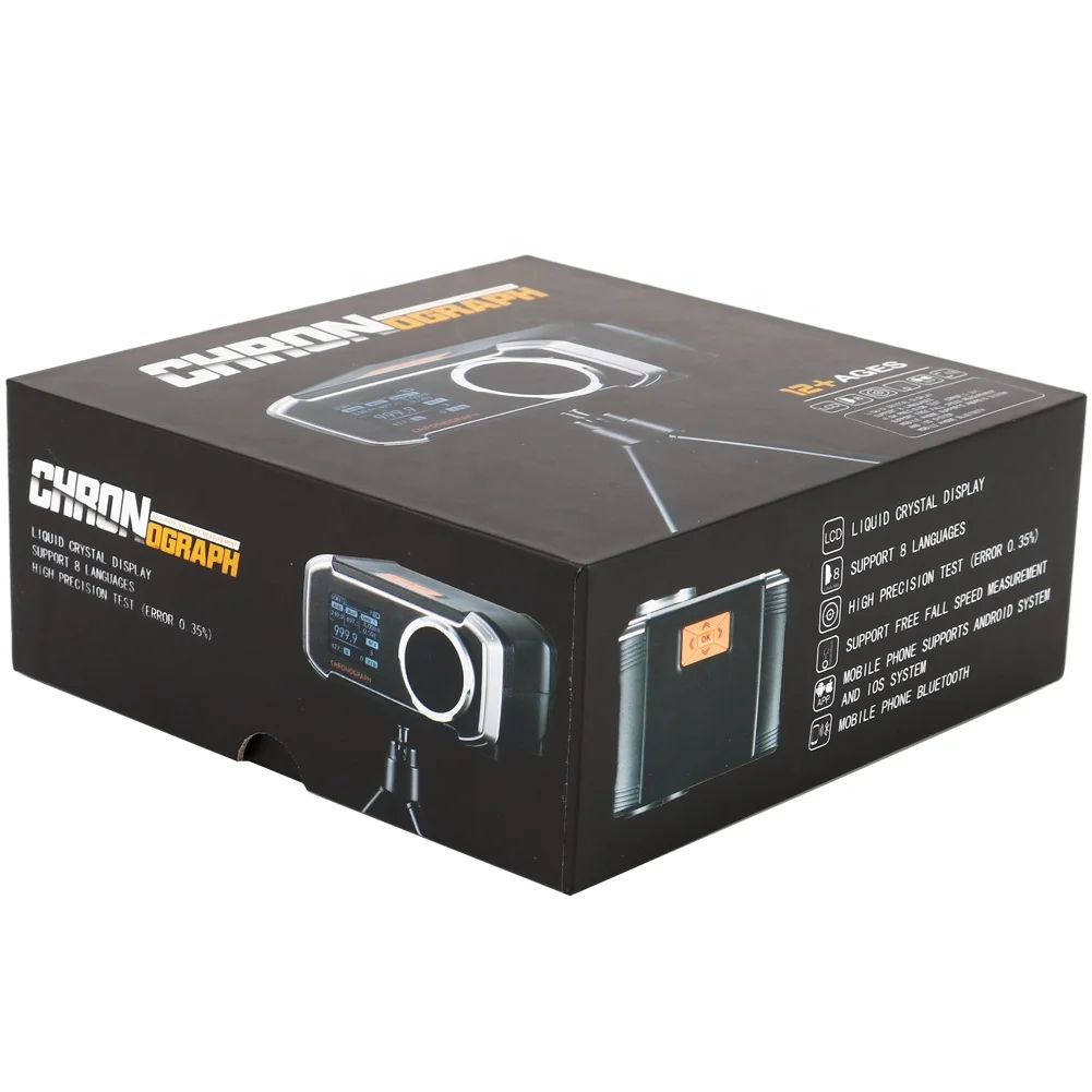 Action Union Shooting Speed Tactical Tester LCD Screen Shooting Chronograph Tester BBS Blue teeth linker w/Tripod