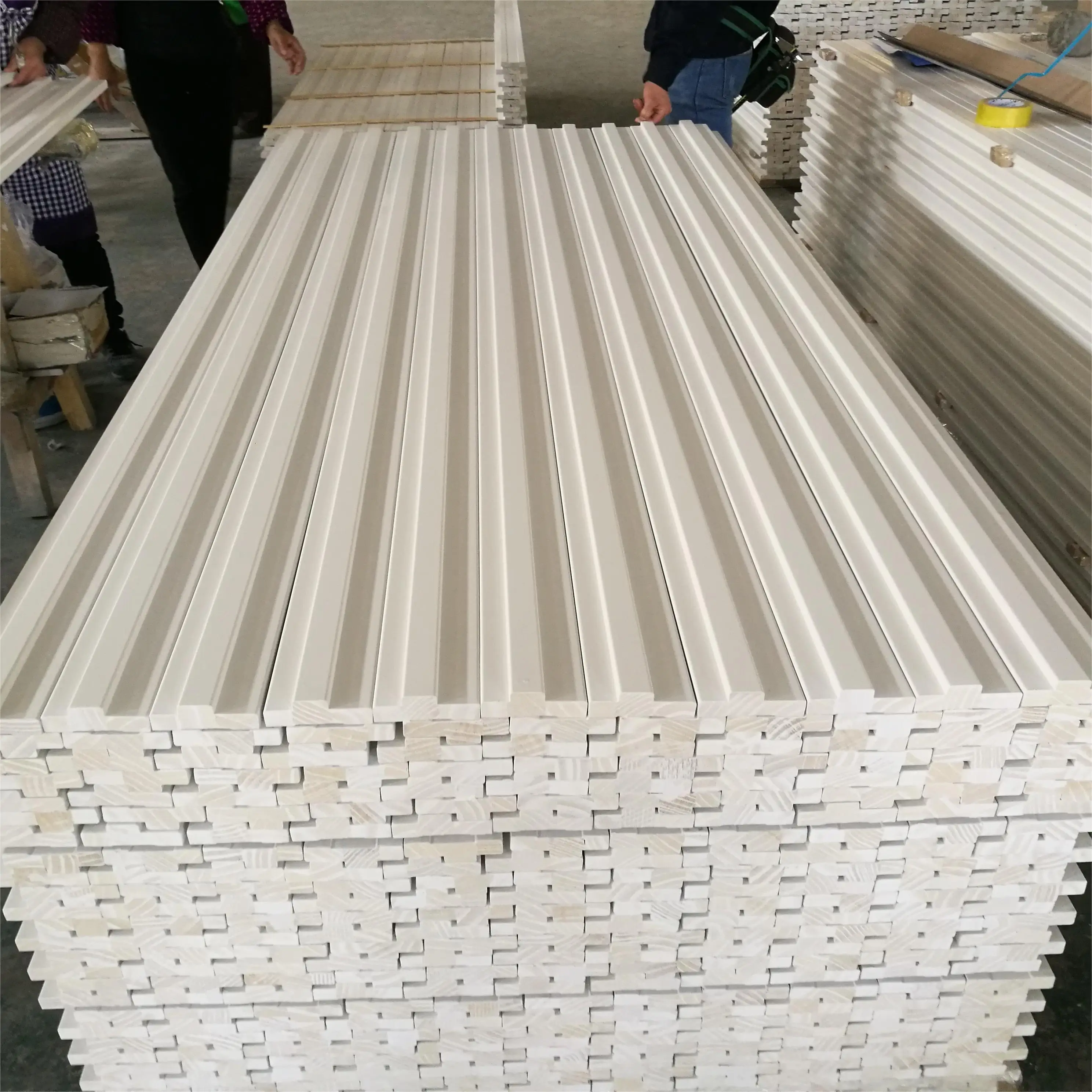 White Primed Pine Wood Double Rabbet Door Frame