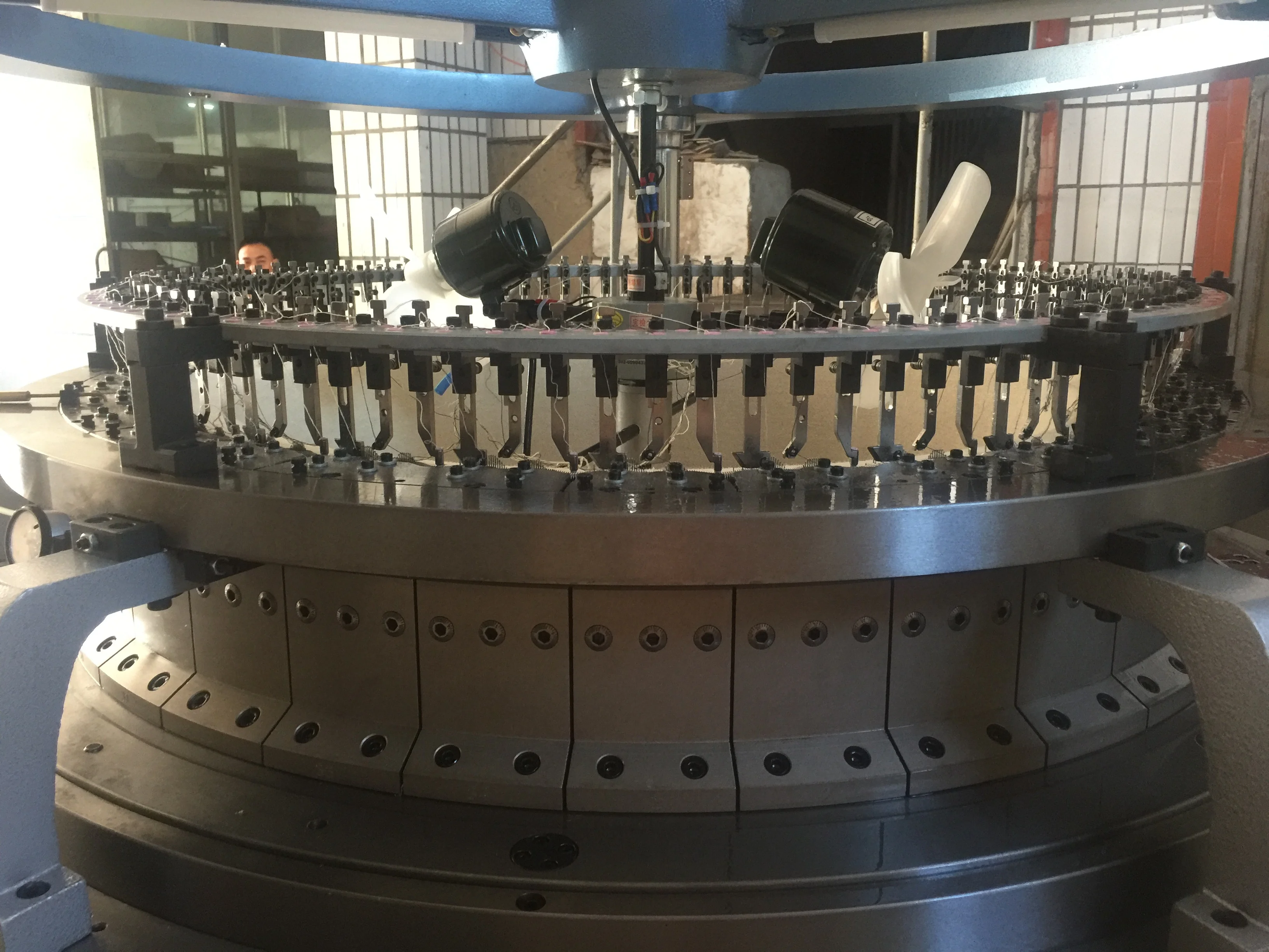 
Maquinaria De Crochet Polycotton Knitting Fleece Three Thread Fleece Circular Knitting Machine Price 