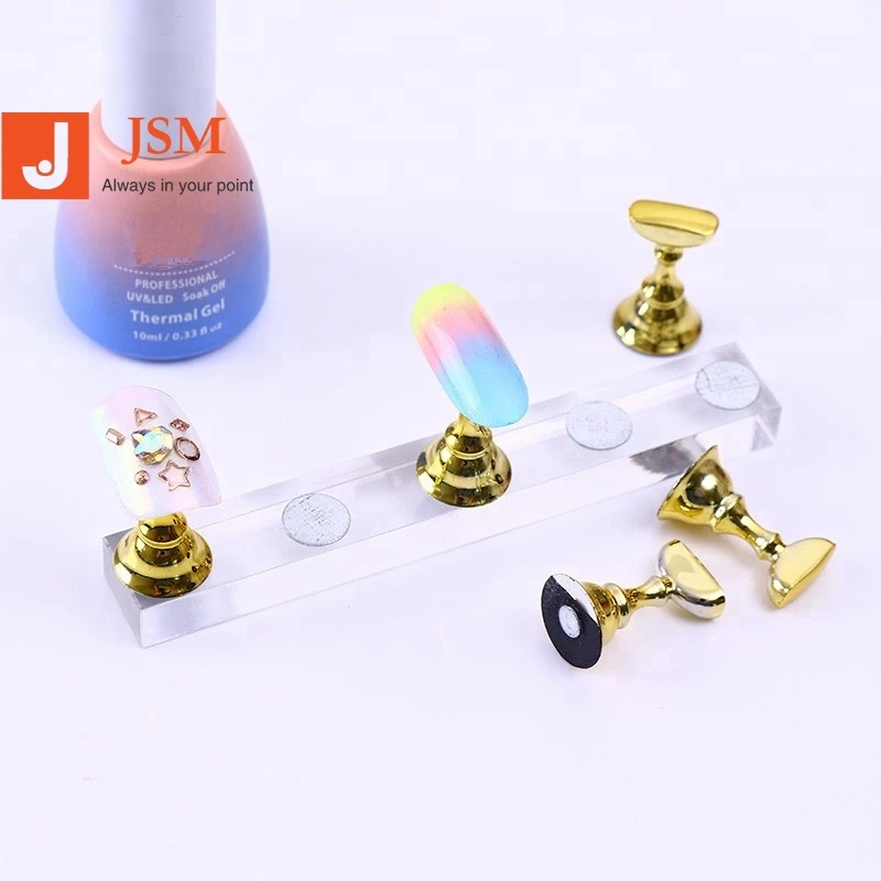 Магнитный держатель для ногтей, тренировочная демонстрационная подставка TipsHolder Board, салонный инструмент «сделай сам» NT206