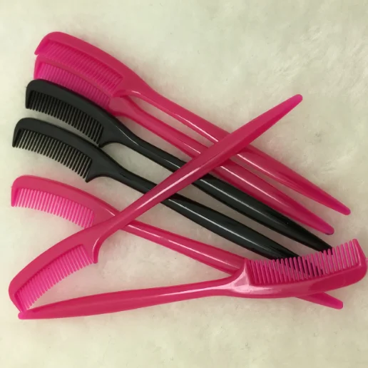 
Gentle Double Sided Portable Cosmetic Smooth Comb Grooming Soft Eyebrow Edge Tamer Brush 