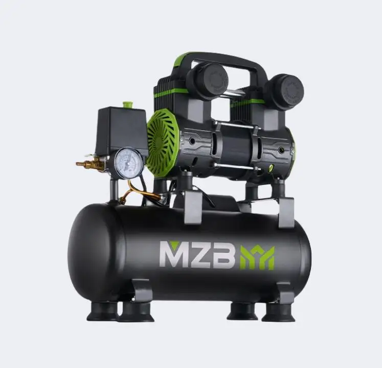 Single phase 220V air compressor -free mute mini portable air pump compression