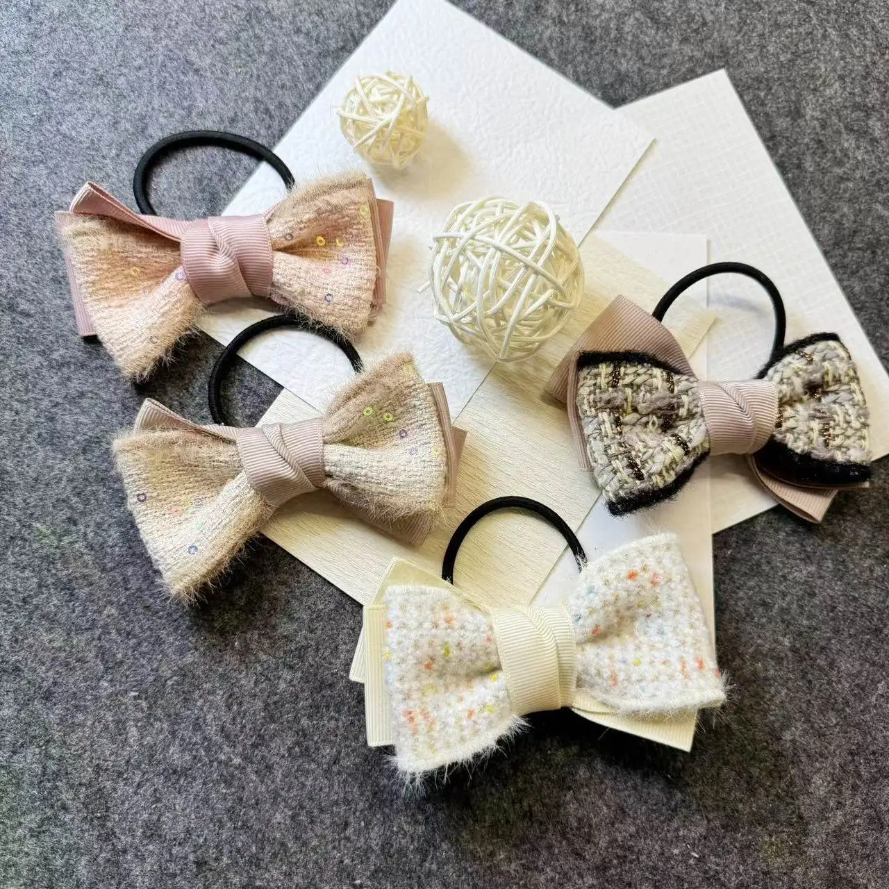 New design high quality hair accessories hair tie elastic hair bands for girls