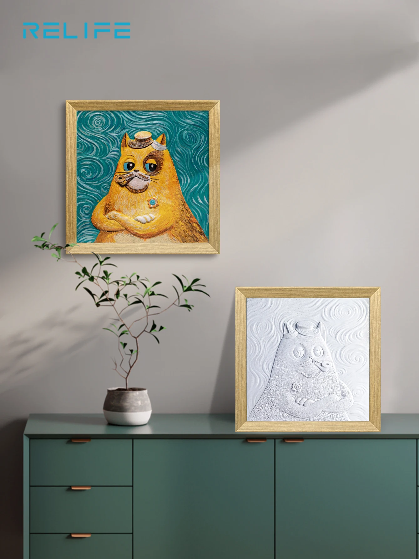 Абстрактная картина по номерам