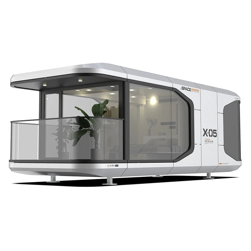 Jekeen Cabin Modern Space Capsule Style Prefab Camping House China Commercial Space Airship Pod Capsule House
