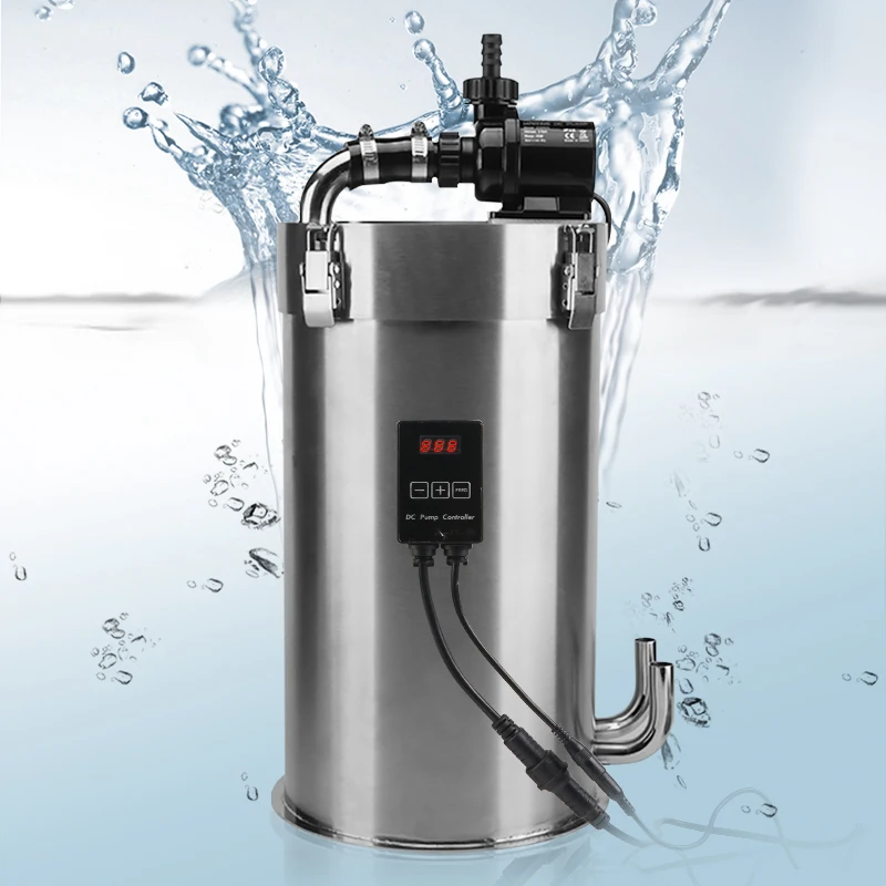 Aquarium plant tank stainless steel external canister filter