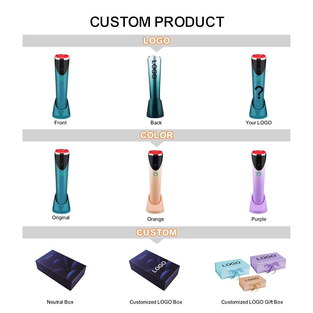 Home Use Beauty Machine Personal Use Remove Wrinkle facial massage Red Light Anti Wrinkle Machine