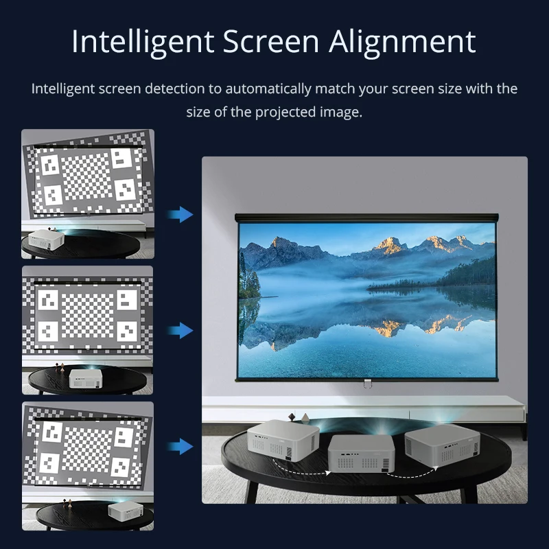 Hotack L003 ЖК мини Proyector 4k видео проектор с разрешением 4K Смарт Android 1080P проектор для домашнего кинотеатра