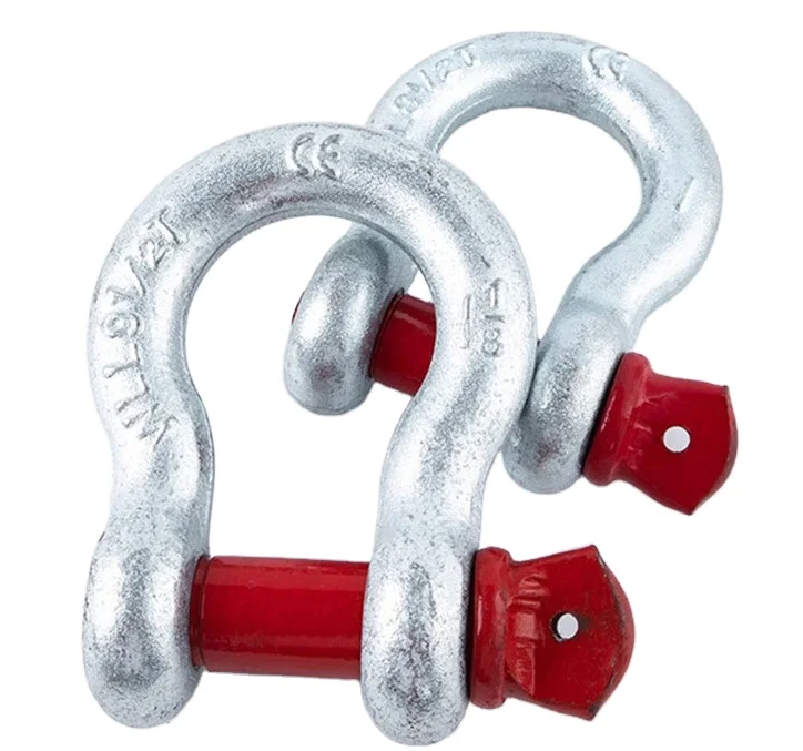 Shackle D shackle U clasp High strength bow hook American clasp horseshoe power buckle lifting shackle