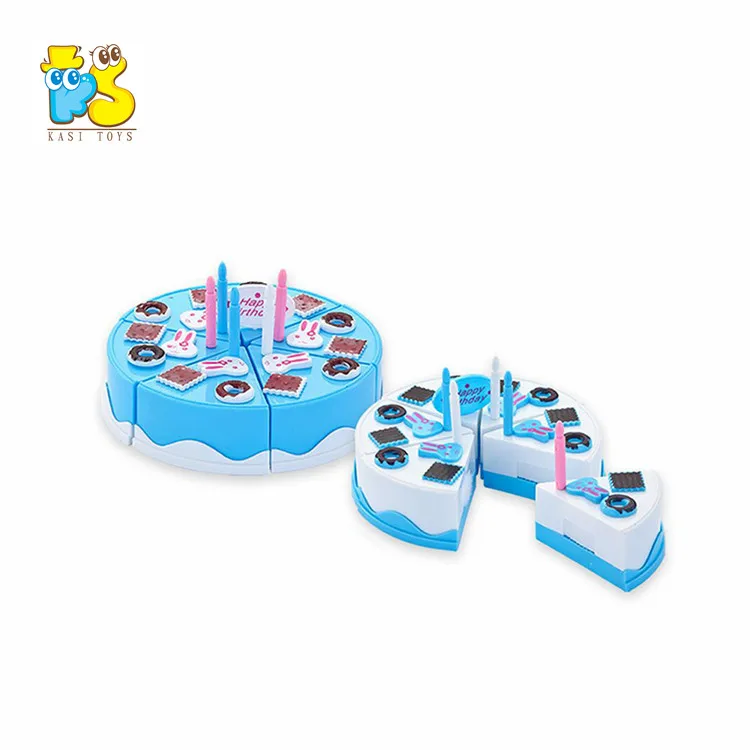 Горячая продажа Пластиковые еда девушка ролевые игры десерт игрушки играть день рождения торт набор