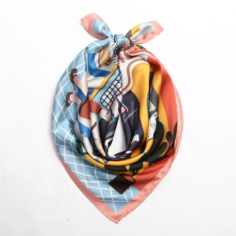 black head 2pac  hair kerchief bandanna  round neck guys  scarf doo rag bandana under cap