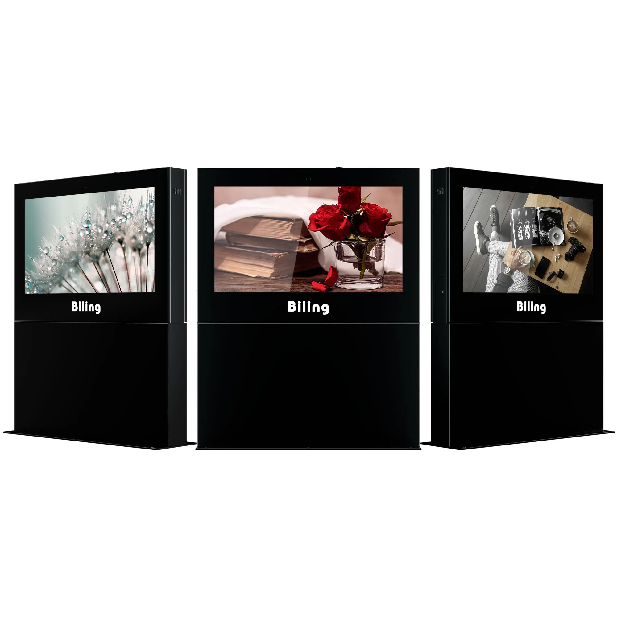 Large size Outdoor Free Standing LCD Display 43/ 49/ 55/ 65 Inch other advertising equipment