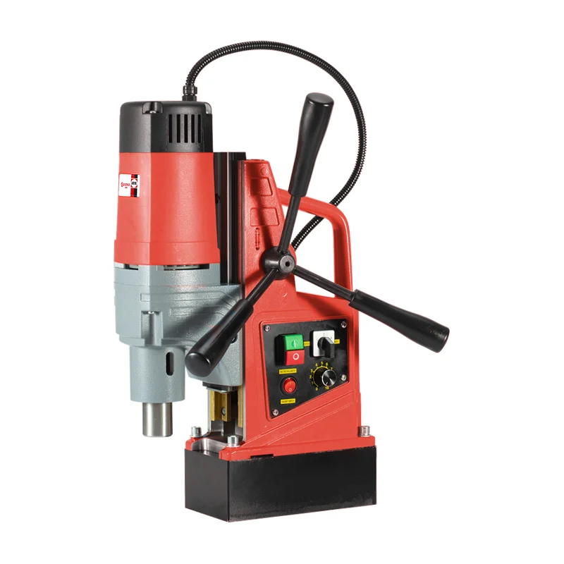 AOCKE AX28/28RE 28mm Magnetic drill drilling tapping speed adjustment forward and reverse electric drill