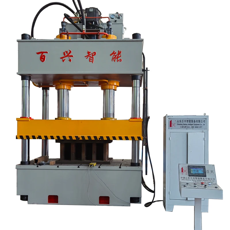 315 tons servo numerical control hydraulic press with large table, three beam and four column hydraulic press