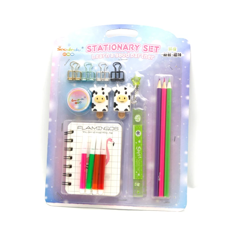 Soododo XDDD602 Hot stationery Wholesale Cheap Custom promotional Kids cartoon 3D Pencils With Eraser