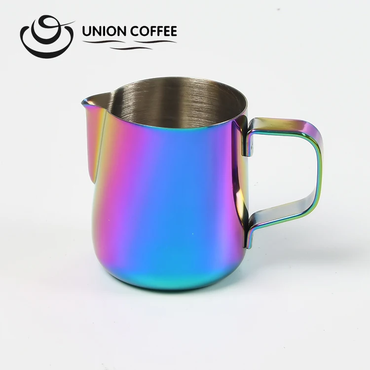 Factory Direct Sales Personalized Customization Colorful Stainless Steel Milk Frothing Jug Pitcher
