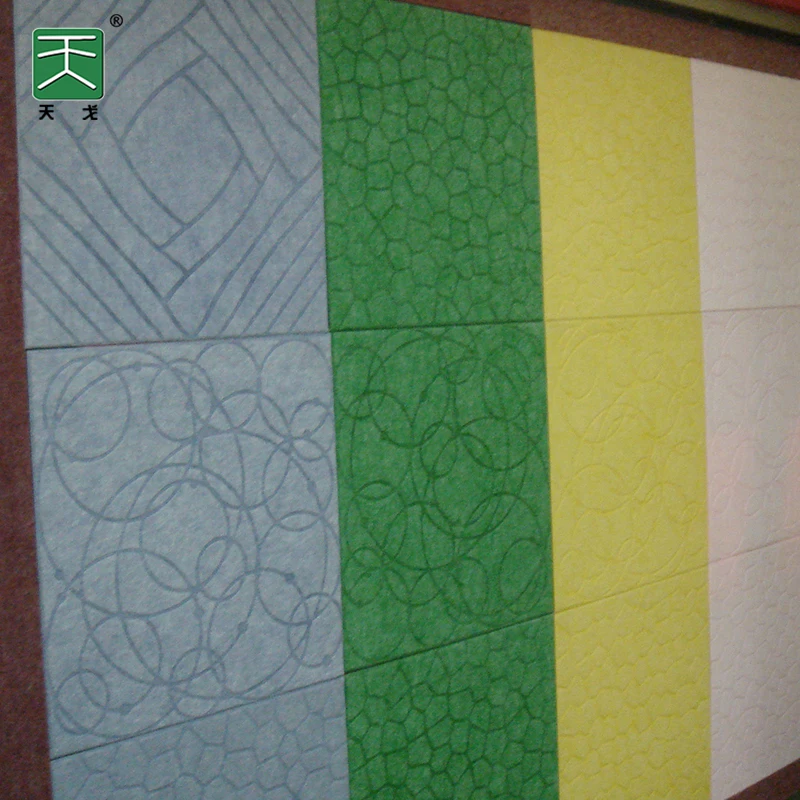 TianGe High Density Dust-Proof Acoustic Polyester Acoustic Panel Felt Sound Absorbing Ceiling Acoustic Panels