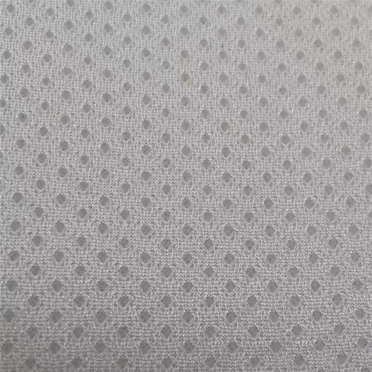 High quality 100% polyester bird eye fabric knitted mesh fabric for sportswear