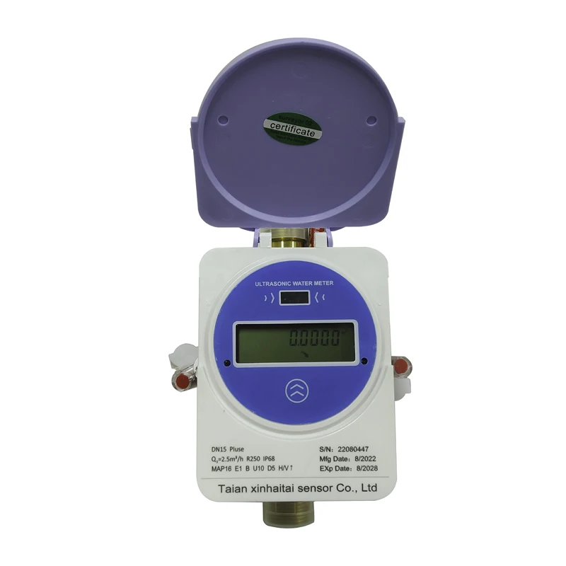 Dn15 dn20 умный ультразвуковой расходомер воды rs485 modbus