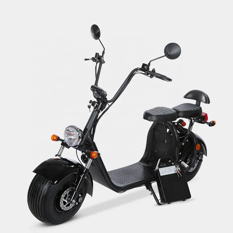 Wholesale Brushless Rechargeable Battery Golf Citycoco with EEC Two-wheel Scooter 60V 1001-2000W 30-50km/h Unisex(ae    )***