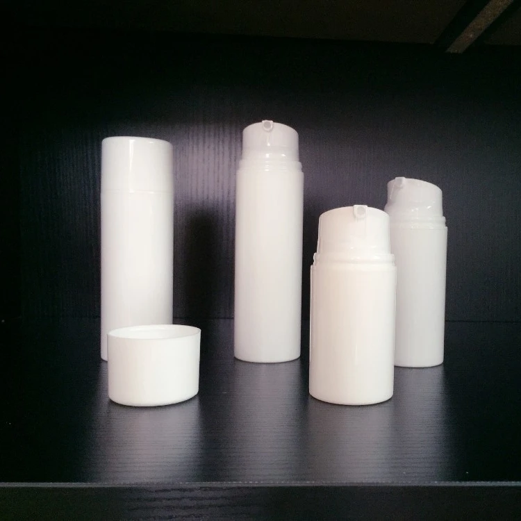 
15ml 30ml 50ml 100ml airless cosmetic plastic bottle with atomizer luxury acrylic cream jar spray pump packaging for wholesale 