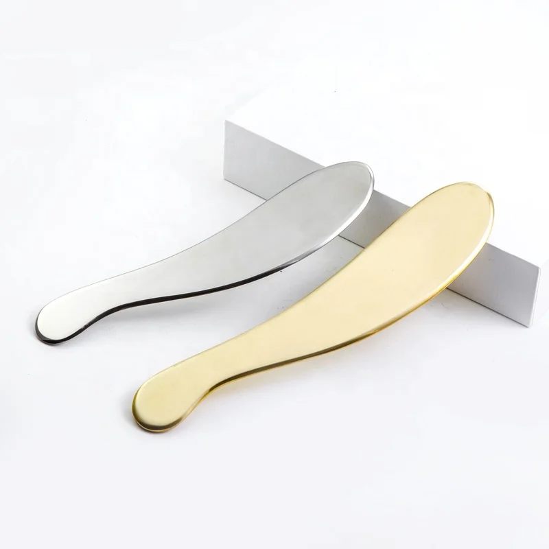 Chinese Copper Gua Sha body physical therapy scraping Massage Tool Medical Grade S shape Pure Copper Gua sha Board