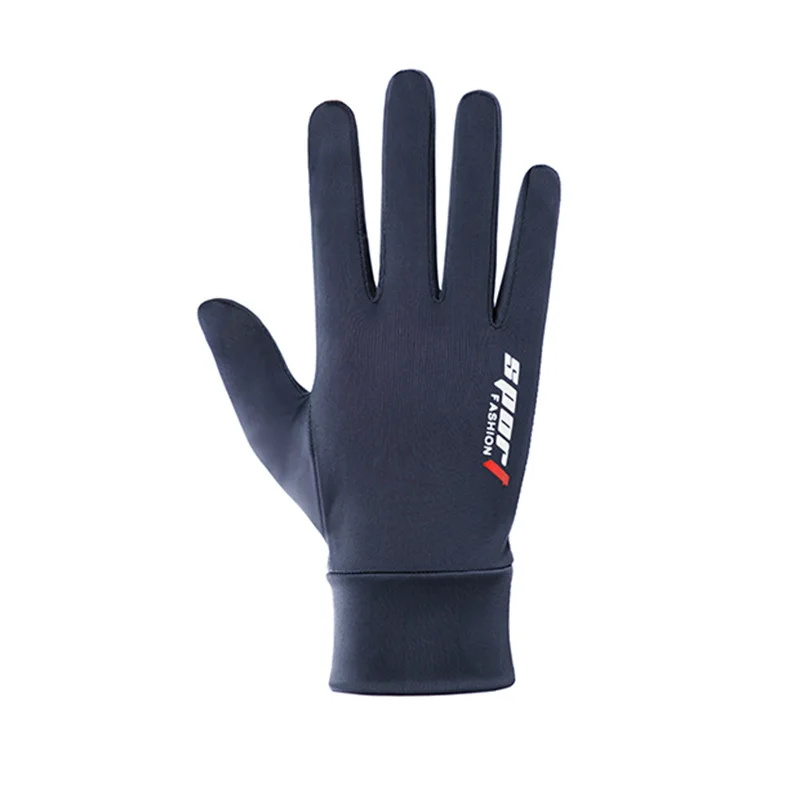 Summer Outdoor Sunscreen Safety Gloves Ice Silk Breathable Sports Gloves Fashion Gloves