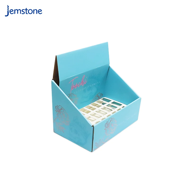 Custom Design Paper Printed Counter Corrugated Carton Store Cardboard Boxes Display Packaging Box