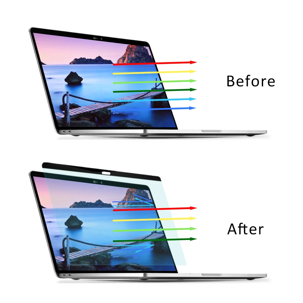 LFD286 Anti-blue light filter removable magnetic screen protector for MacBook Pro 13 2016-2021 portable	compute screen protector