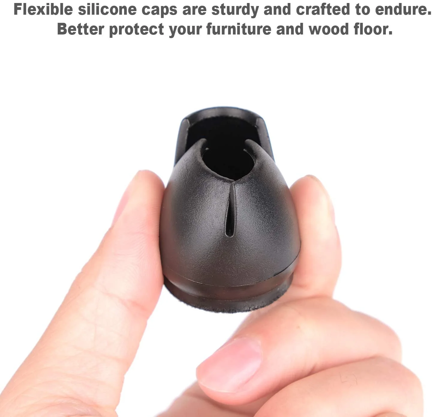 Chair Leg Protectors for Hardwood Floors, 16 PCS as pack.Silicone Furniture Pads.Non Slip Protector Pads  to Protect Floors