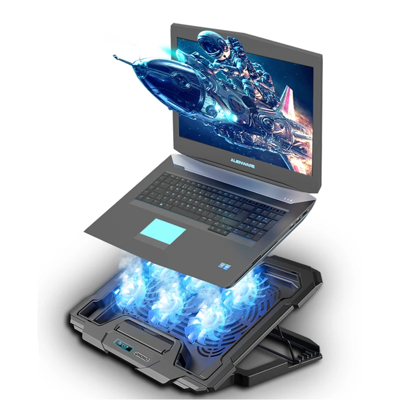 Foldable PC Laptop Holder Stand With Fan USB Cooling Pad For Laptop Cooler Para Notebook